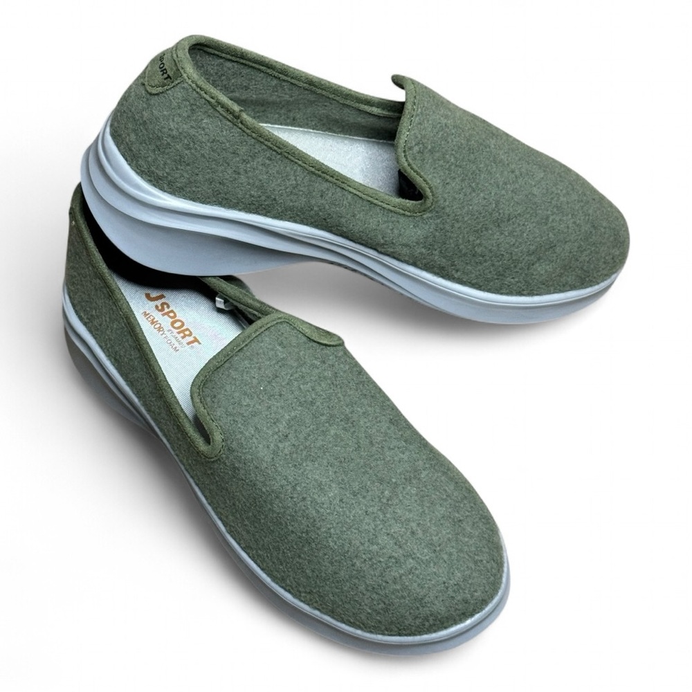 J Sport Wool Slip-On Shoes Women’s 8 Sage Cozy NWOT Priced to Sell